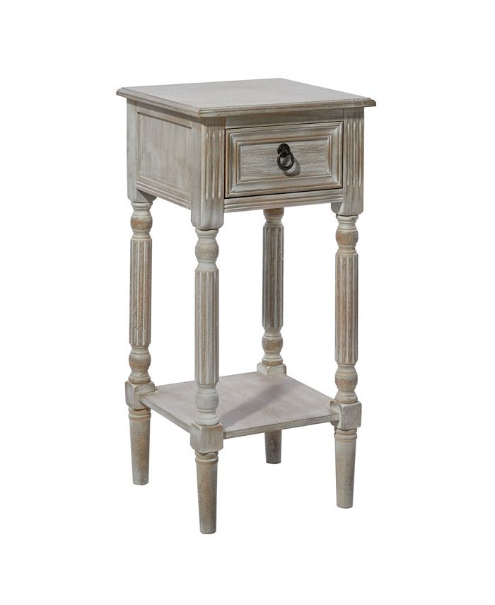 Rosemary Lane Pine Farmhouse Accent Table Macy's