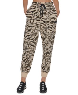 DKNY - Women's Tiger-Print Jogger Pants