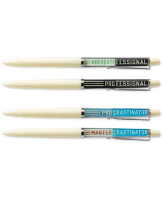 Brass Monkey - Professional Procrastinator Pens, Set of 2