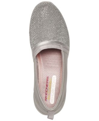Skechers Women's Arya Shine and Glow Slip-On Casual Sneakers