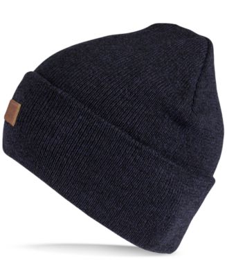 Levi’s All Season Comfy Leather Logo Patch Hero Beanie