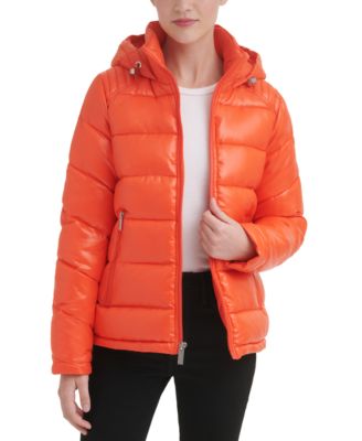 guess orange jacket