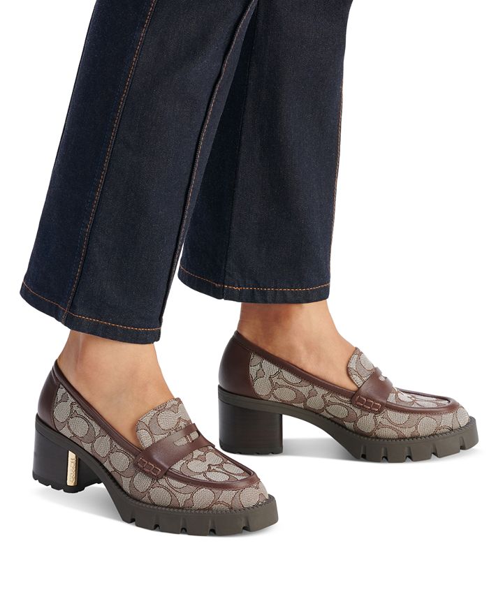 COACH Women's Cora LugSole Loafers & Reviews Flats & Loafers Shoes