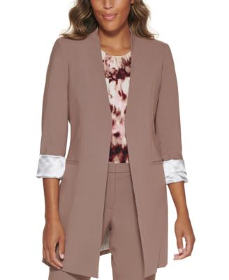 Calvin Klein Petite Open-Front 3/4 