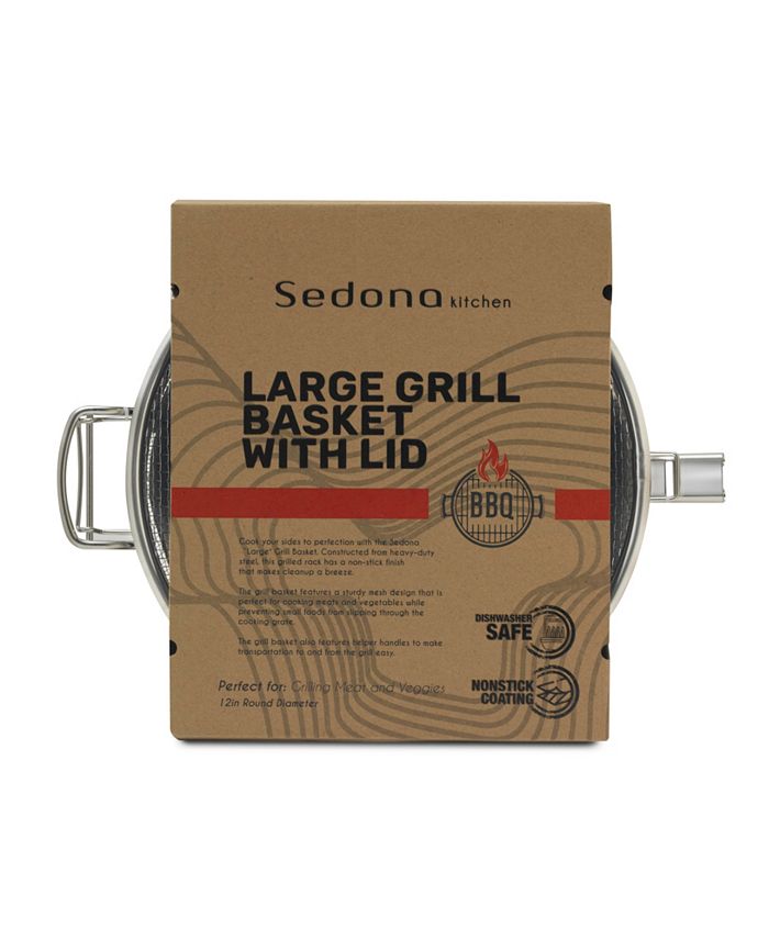 Sedona Stainless Steel Grill Basket Macy's