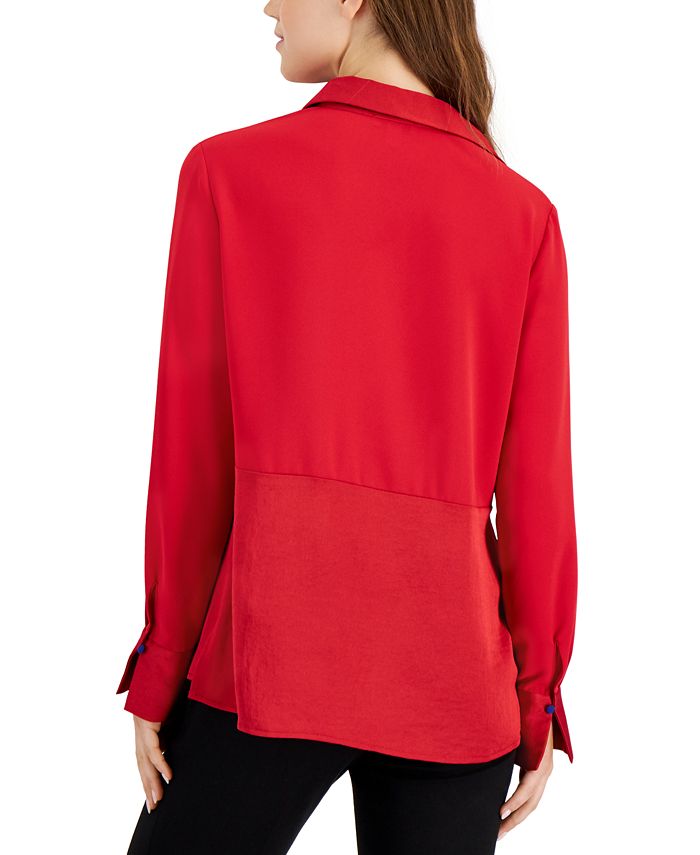 Bar III MixedMedia Shirt, Created for Macy's Macy's