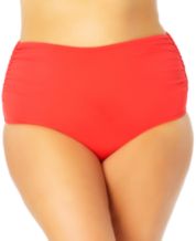 biograf Positiv orm Red Plus Size Swimwear - Macy's