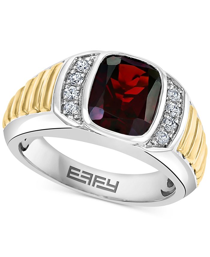 Effy rhodolite 2025 garnet ring
