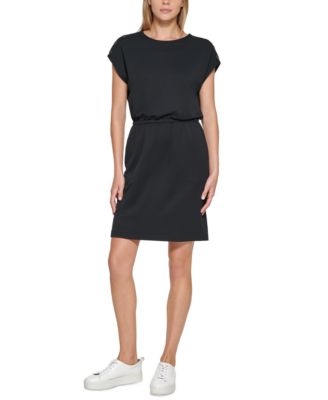 Calvin Klein - Button-Shoulder T-Shirt Dress