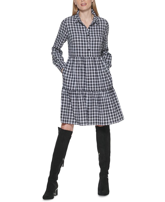 Jessica howard top plaid dress