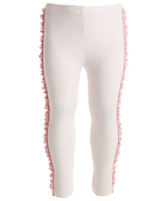 First Impressions - Toddler Girls Side Ruffle Leggings