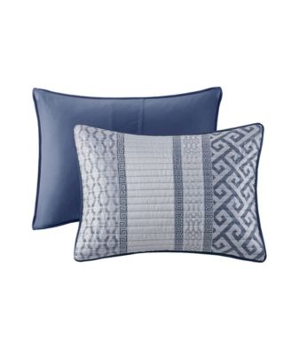 Bennett Reversible Jacquard 4-Pc. Quilt Set, Full/Queen