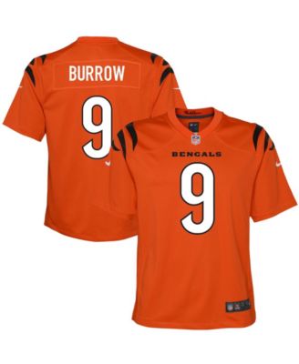 Nike Men's Joe Burrow Orange Cincinnati Bengals Alternate Game Jersey - Orange