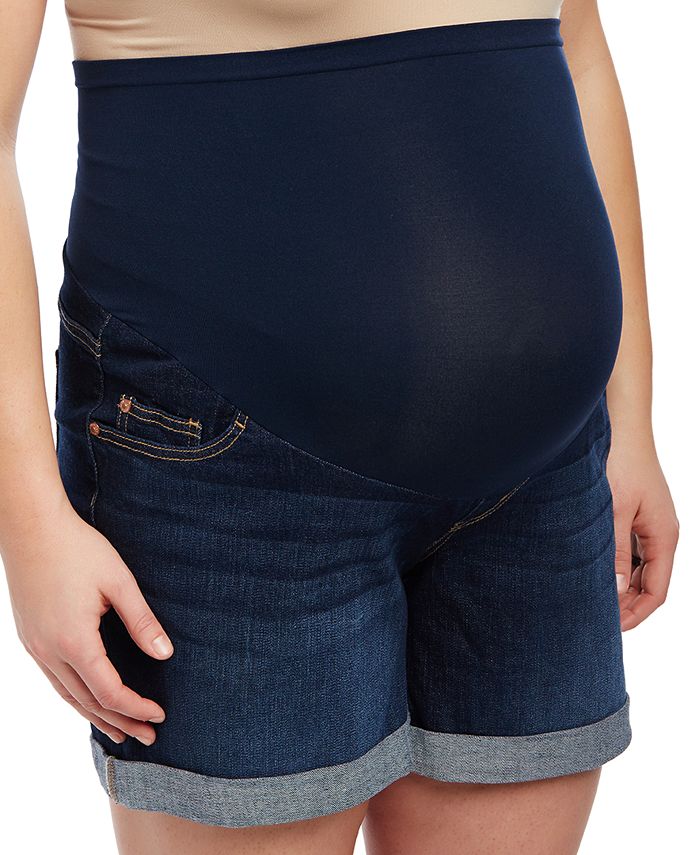 Motherhood Maternity Cuffed Denim Shorts Macy's