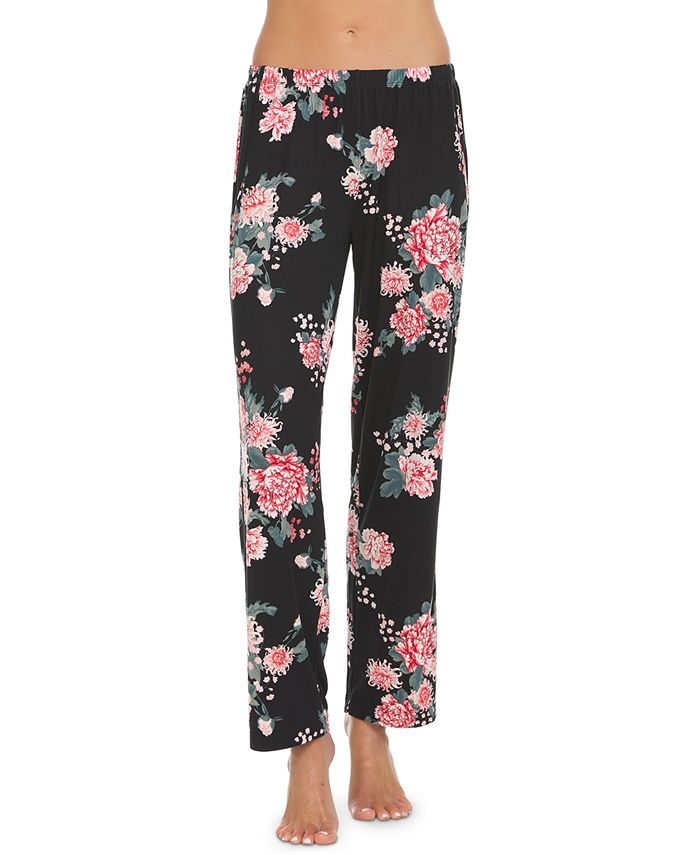 Flora by Flora Nikrooz Floral Pajama Bottoms - Macy's