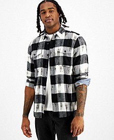 Men's Maverick Plaid Flannel Shirt, Created for Macy's
