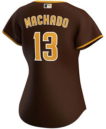 San Diego Padres Nike Road Custom Replica Jersey - Brown