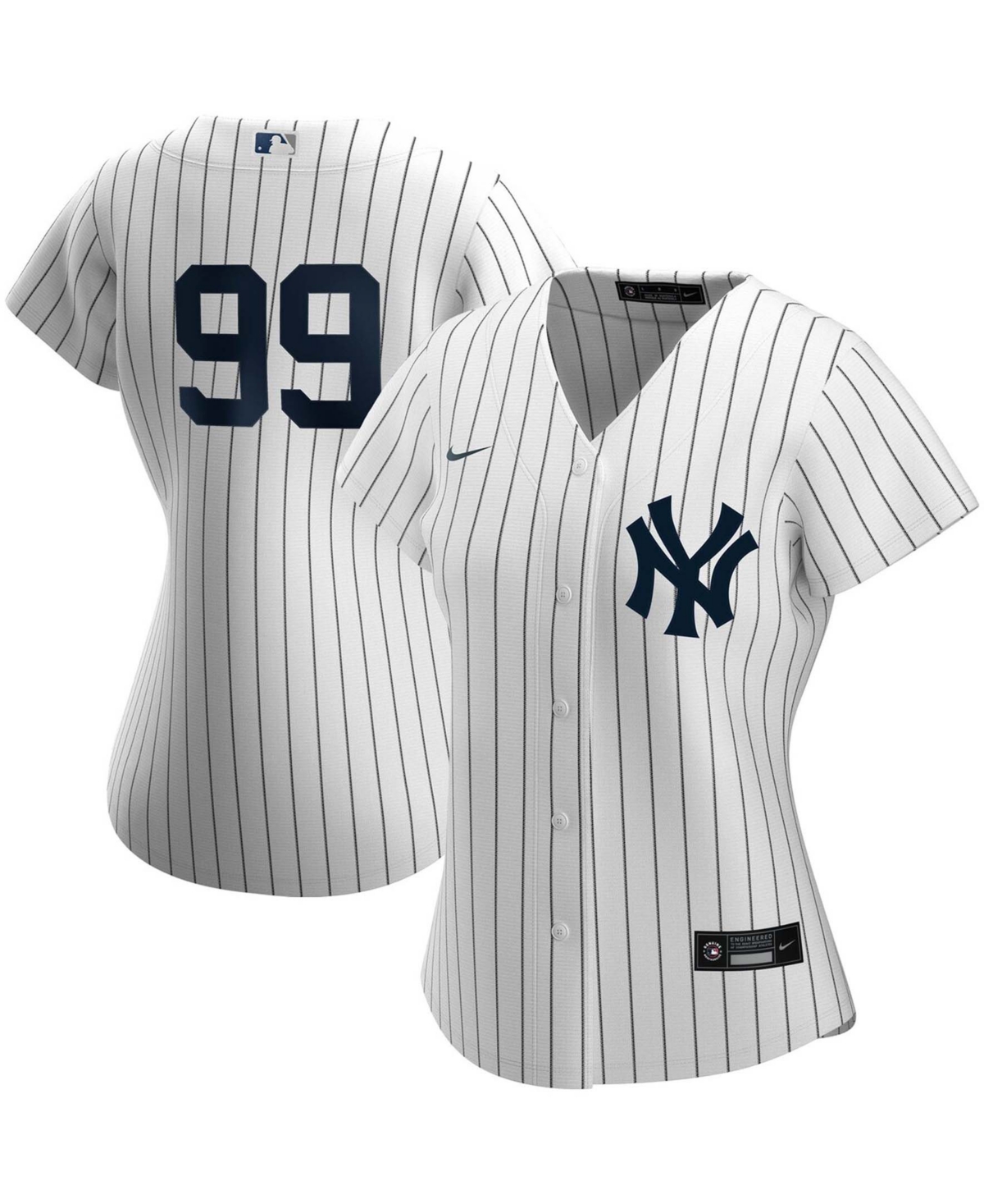 Women's Aaron Judge White New York Yankees Home Replica Player Jersey