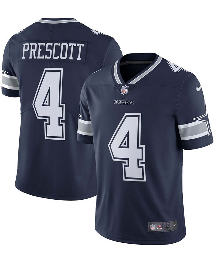 Nike Men's Dak Prescott Navy Dallas Cowboys Vapor Limited Player Jersey -  Macy's