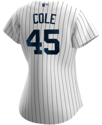 Women's Gerrit Cole White New York Yankees Home Replica Player Jersey