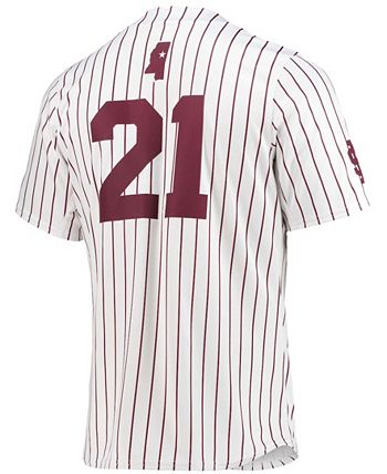 Men's Adidas White Mississippi State Bulldogs Replica Baseball Jersey