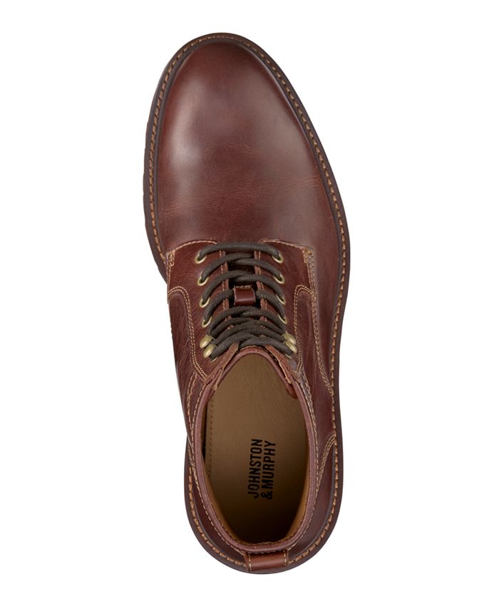 Johnston & Murphy Men's Barrett Plain Toe Boots Macy's