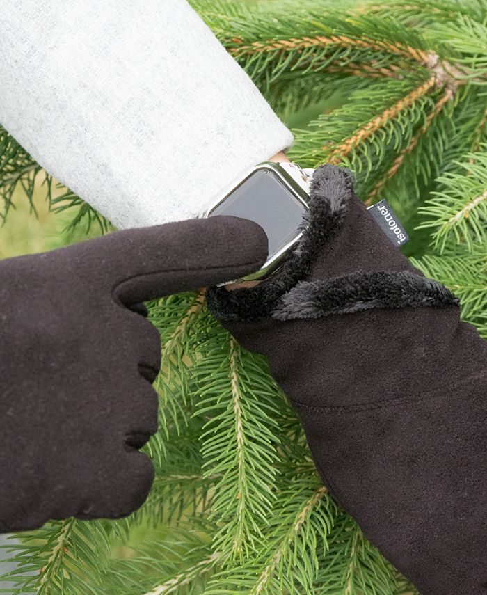 Isotoner Signature FleeceLined WaterRepellent Stretch Gloves Macy's