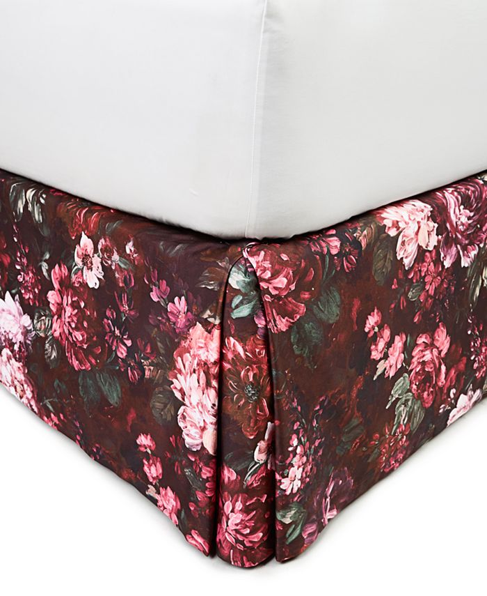 Hotel Collection Dutch Floral Bedskirt, King, Created for Macy's Macy's