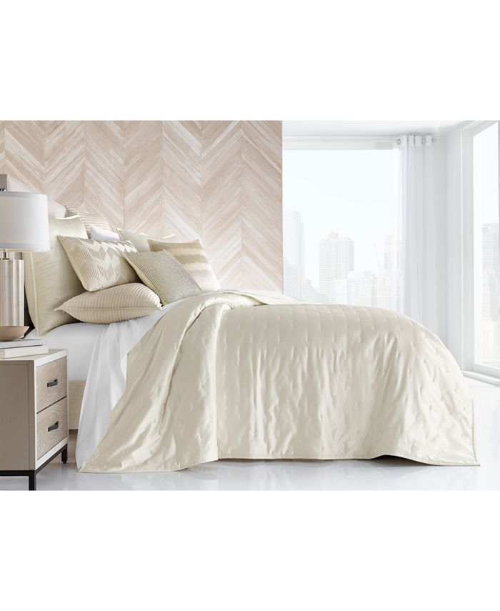 Hotel Collection Ikat Stripe Coverlet, Full/Queen, Created for Macy's