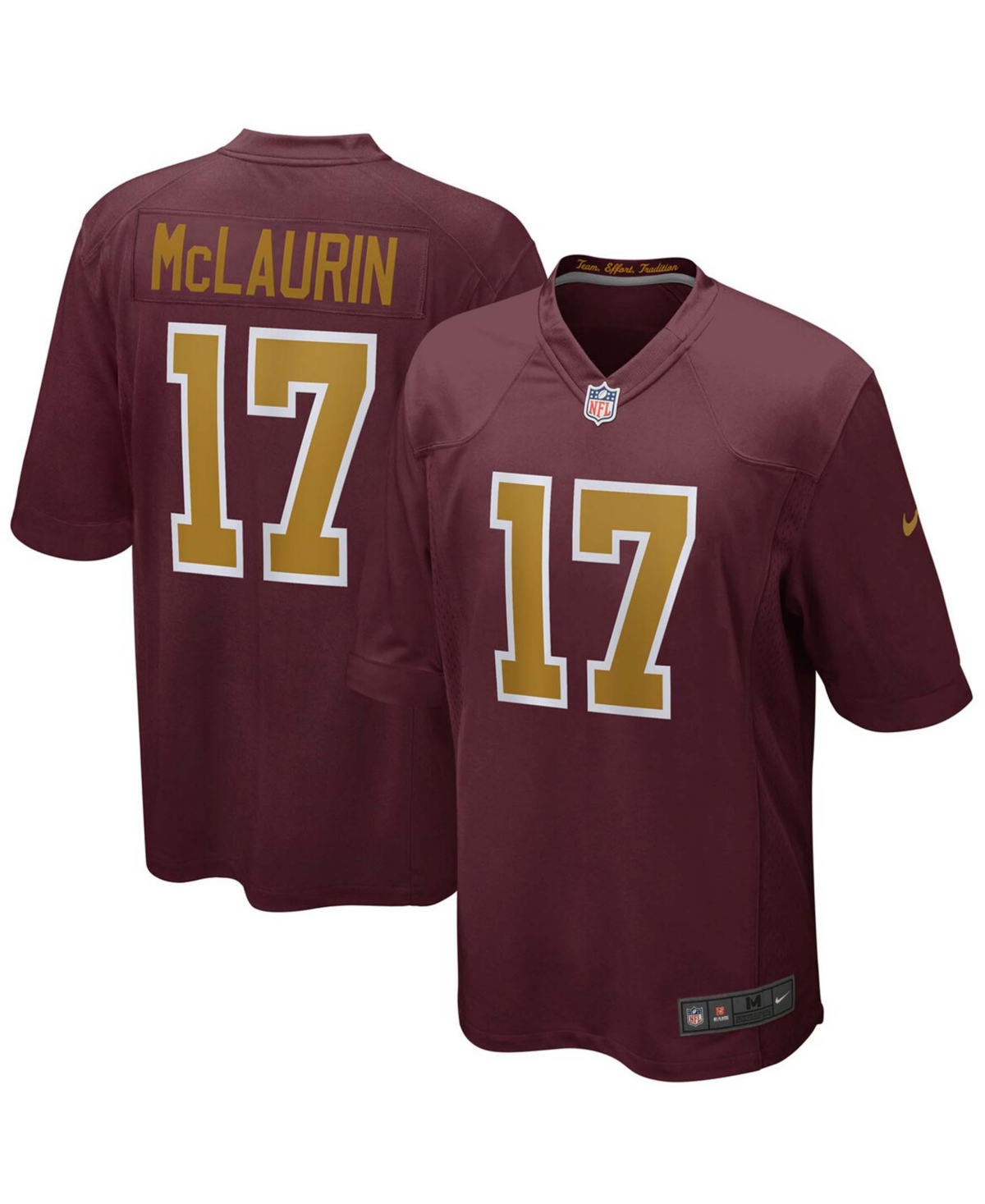 Men's Terry McLaurin Burgundy Washington Football Team Alternate Game Jersey