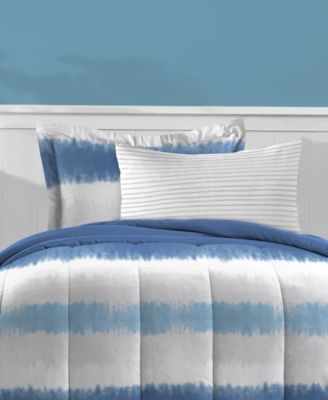 Tie Dye Stripe 7-Piece Comforter Set, Full