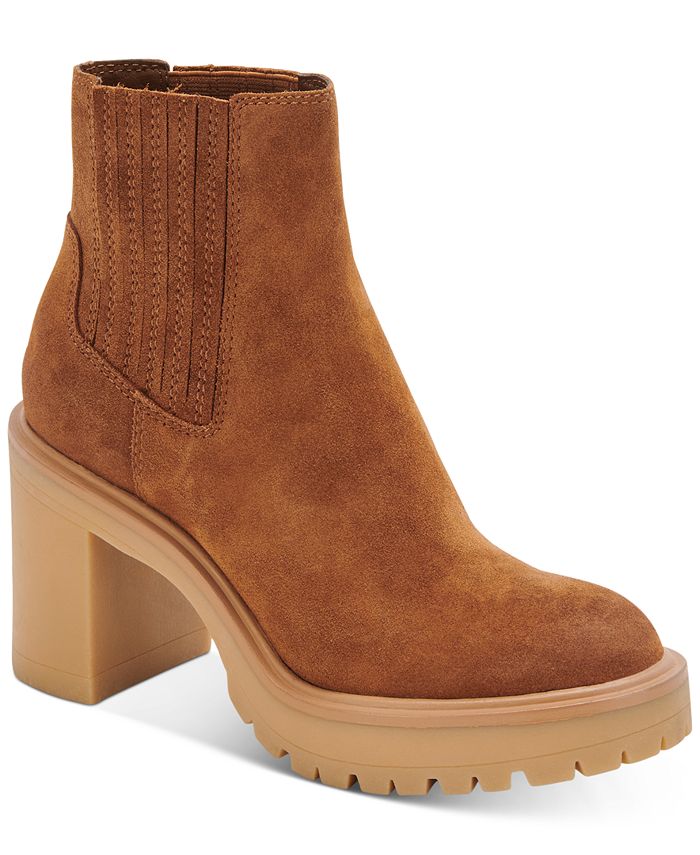 pola slip on lug sole bootie