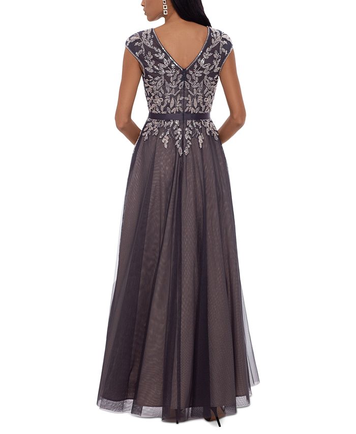 XSCAPE Embellished Gown - Macy's