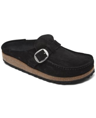 Women's Buckley Suede Leather Clogs from Finish Line