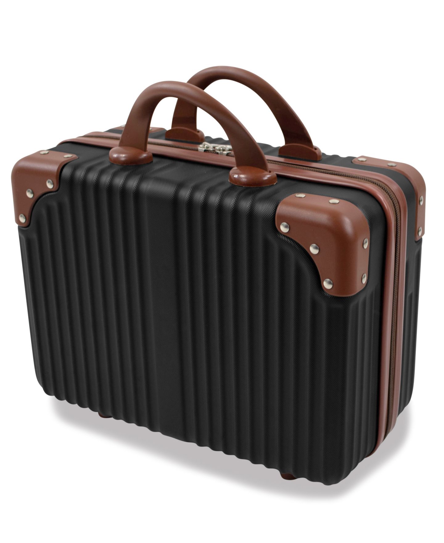 Чемоданы Puíche Trésor Carry-on Vanity Trunk Luggage, Set of 2, цвет: Чёрный — фото 2