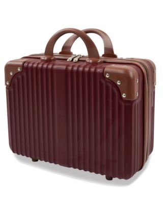 Tr&eacute;sor Carry-on Vanity Trunk Luggage, Set of 2