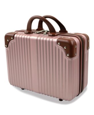 Tr&eacute;sor Carry-on Vanity Trunk Luggage, Set of 2