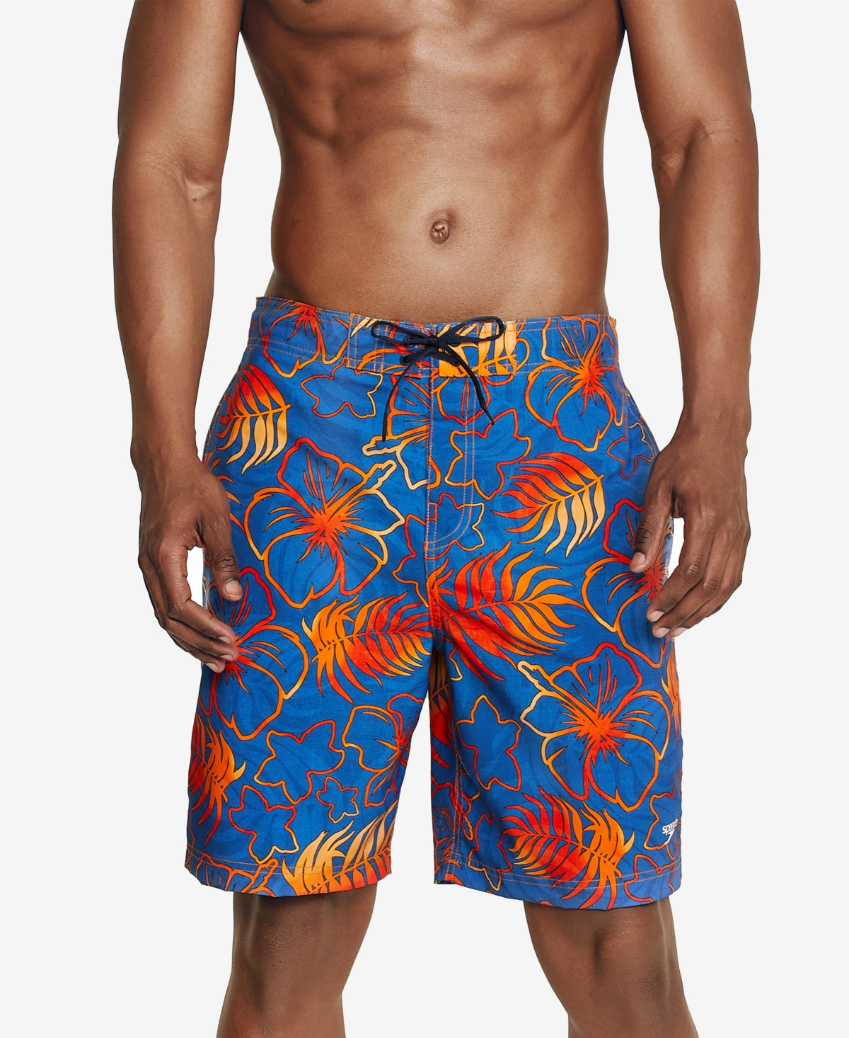 Speedo Men's Bright Blend Bondi Board Shorts In Bright Cobalt ModeSens
