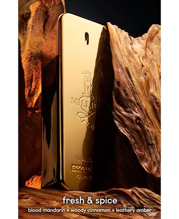  Paco Rabanne 1 Million EDT Spray - Notes of Leather, Amber and  Tangerine for Rebellious Men : Eau De Parfums : Beauty & Personal Care