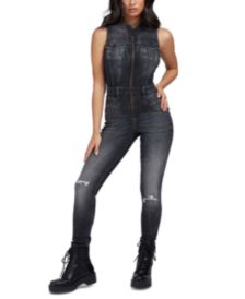 Avril Ripped Denim Jumpsuit