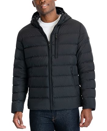 Michael Kors Men's Hooded Puffer Jacket, Created For Macy's & Reviews ...