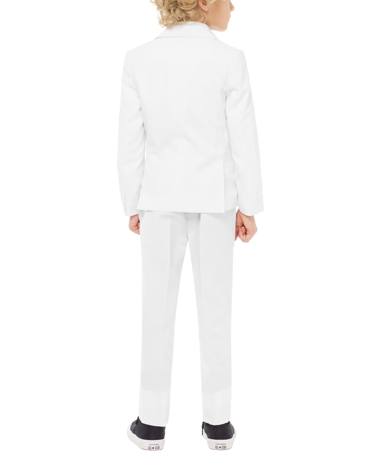 OppoSuits BoysKnight Solid Suit - White