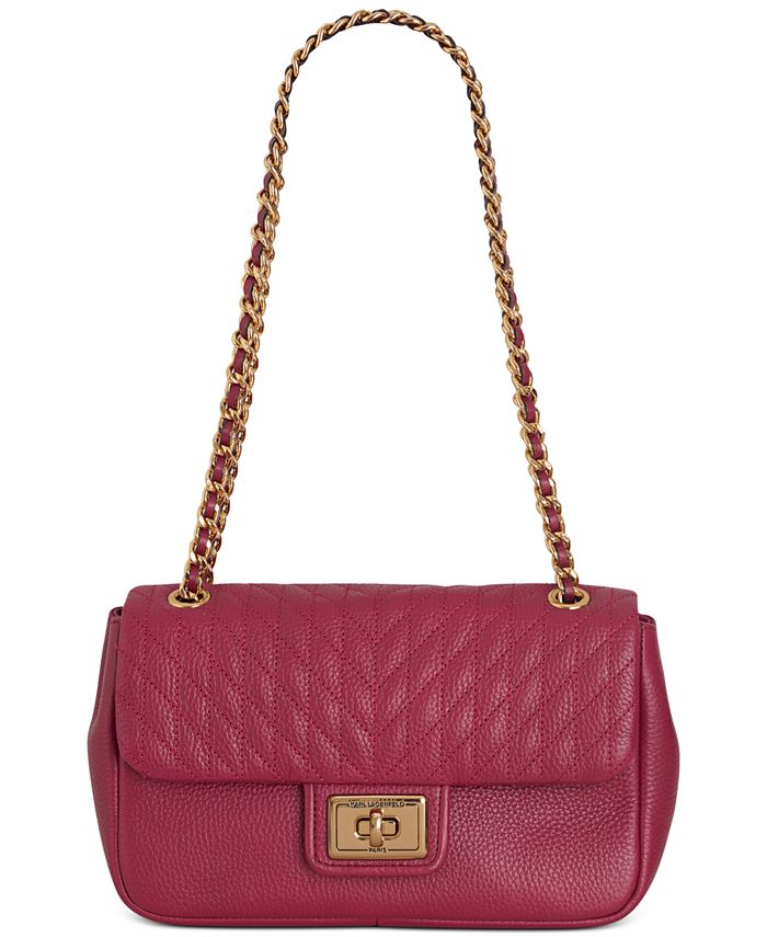 KARL LAGERFELD PARIS Agyness Medium Convertible Chain Shoulder Bag Macy's