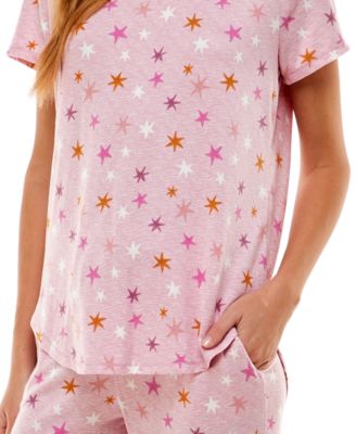 Scoop Neck T-Shirt & Jogger Pants Pajama Set