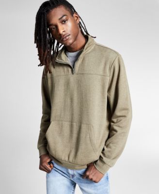 men's quarter zip sweatshirt