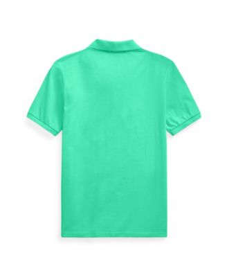8-20 Boys' Cotton Mesh Logo Polo Shirt