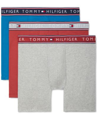 Tommy Hilfiger Men s Three Pack Cotton Stretch Boxer Briefs Macy s