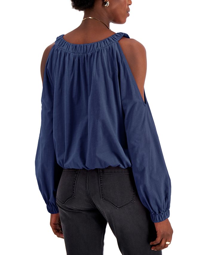 macys cold shoulder tops