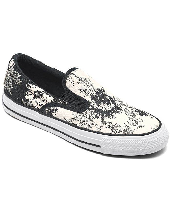 Converse Women's Chuck Taylor Star Floral Print Slip-On Casual Sneakers from Finish Line - Macy's