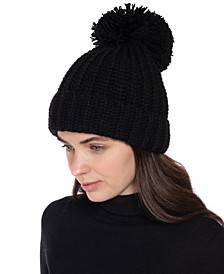 Solid Ribbed Beanie, Created for Macy's